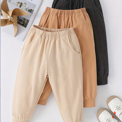 Baby Boys Casual Sports Trousers 3pcs Set for Spring and Autumn
