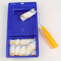 Small Roller Paint Roller Tray Set Mini Paint Roller Brushes