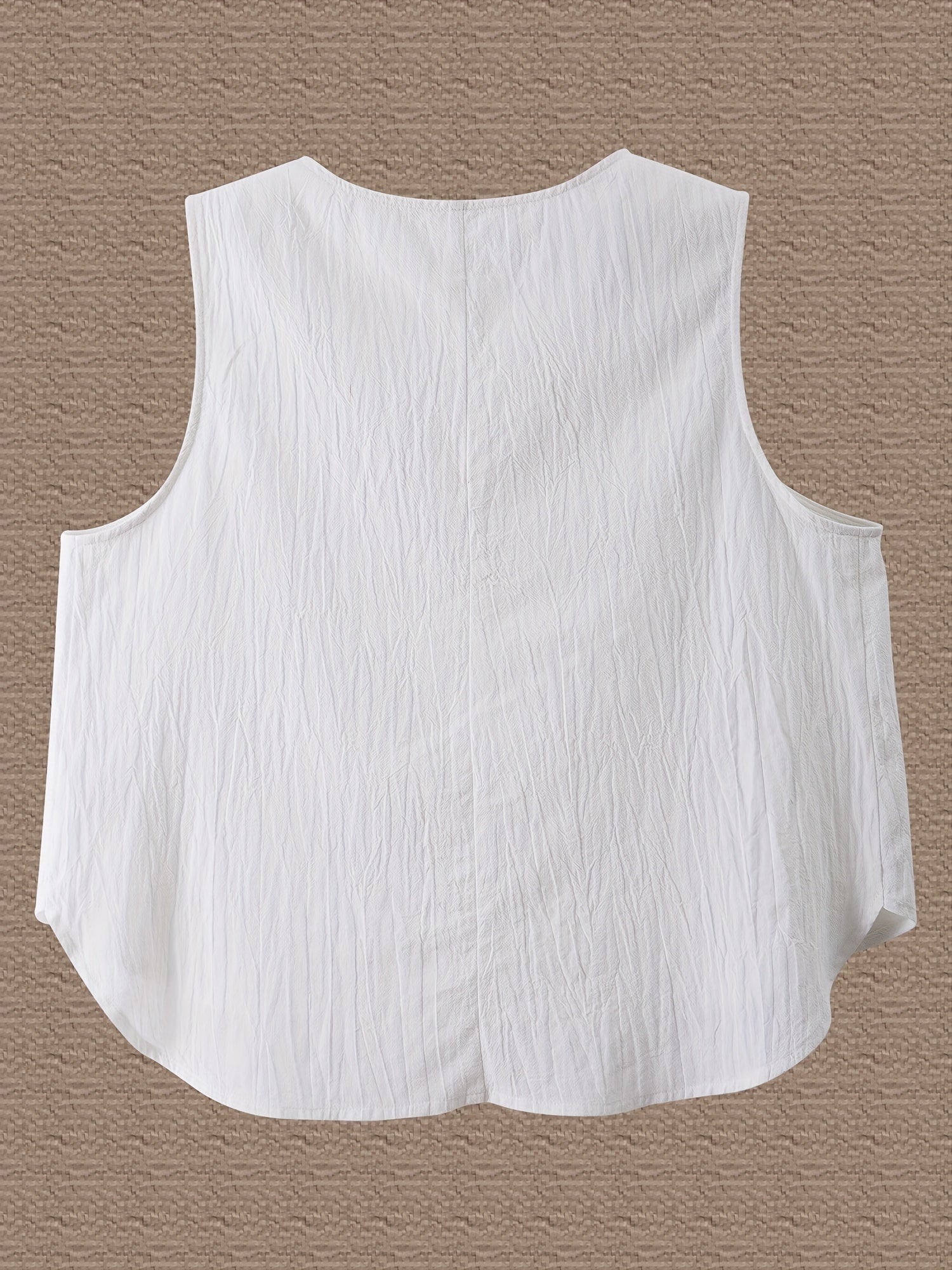 Solid Round Neck Tank Top