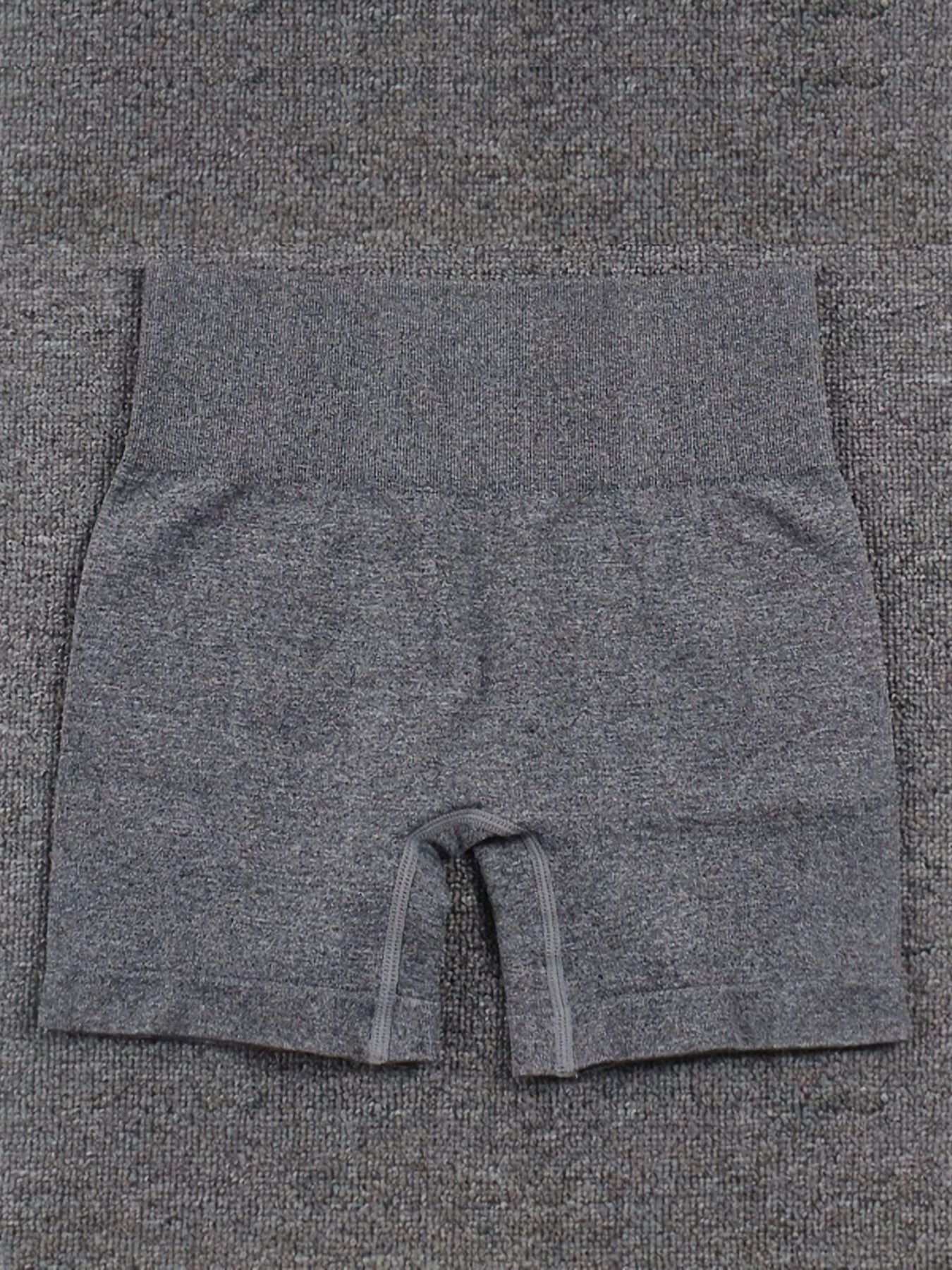 Seamless Hip Lifting Yoga Sports Shorts Wide Waistband Biker Shorts