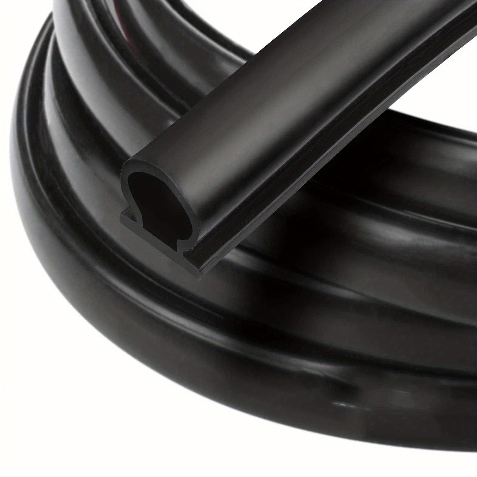 Silicone Rubber Weather Stripping Door Seal Strip - Self Adhesive Backing