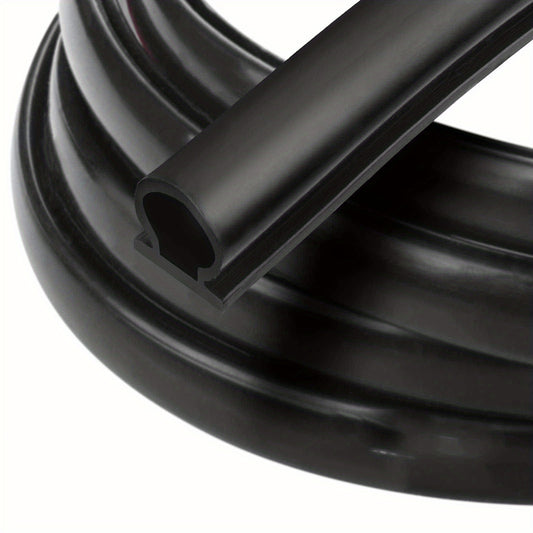 Silicone Rubber Weather Stripping Door Seal Strip - Self Adhesive Backing