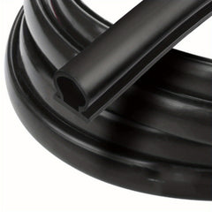 Silicone Rubber Weather Stripping Door Seal Strip - Self Adhesive Backing
