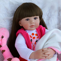 Soft Touch Reborn Doll for Kids, Halloween/Christmas/Birthday Gift