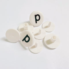 4pcs Beach Bag Handle Replacement Buttons Lightweight Plastic