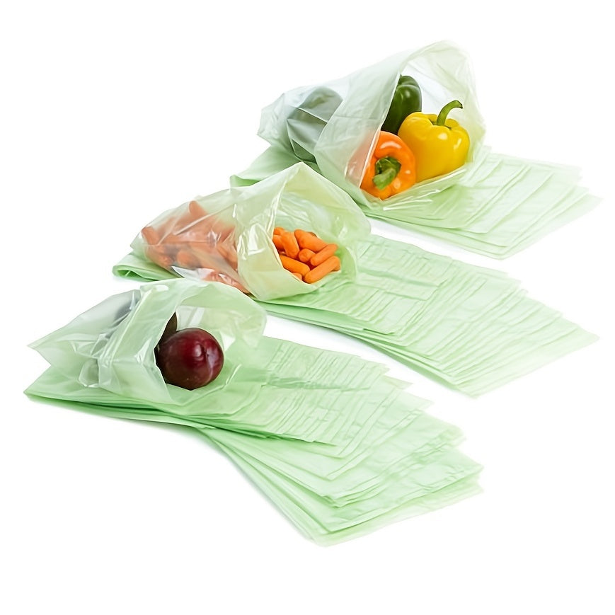 20 Green Reusable Produce Bags for Fridge/Food Storage