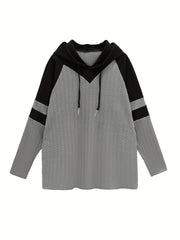 Cable Knit Raglan Sleeve Hoodie
