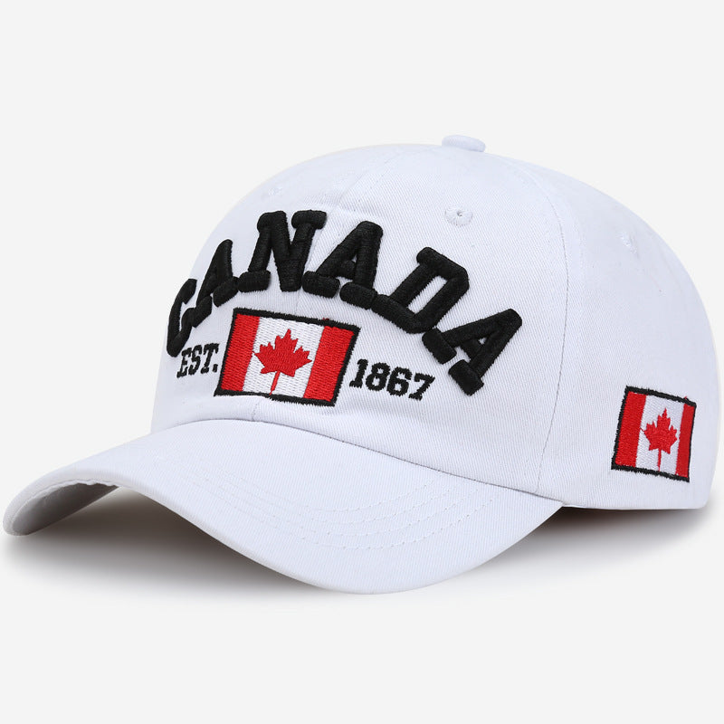Wildly Letter CANADA Baseball Cap Men's And Women's Canada Baseball Cap