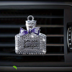 Diamond Mounted Car Air Freshener Clip Decoration