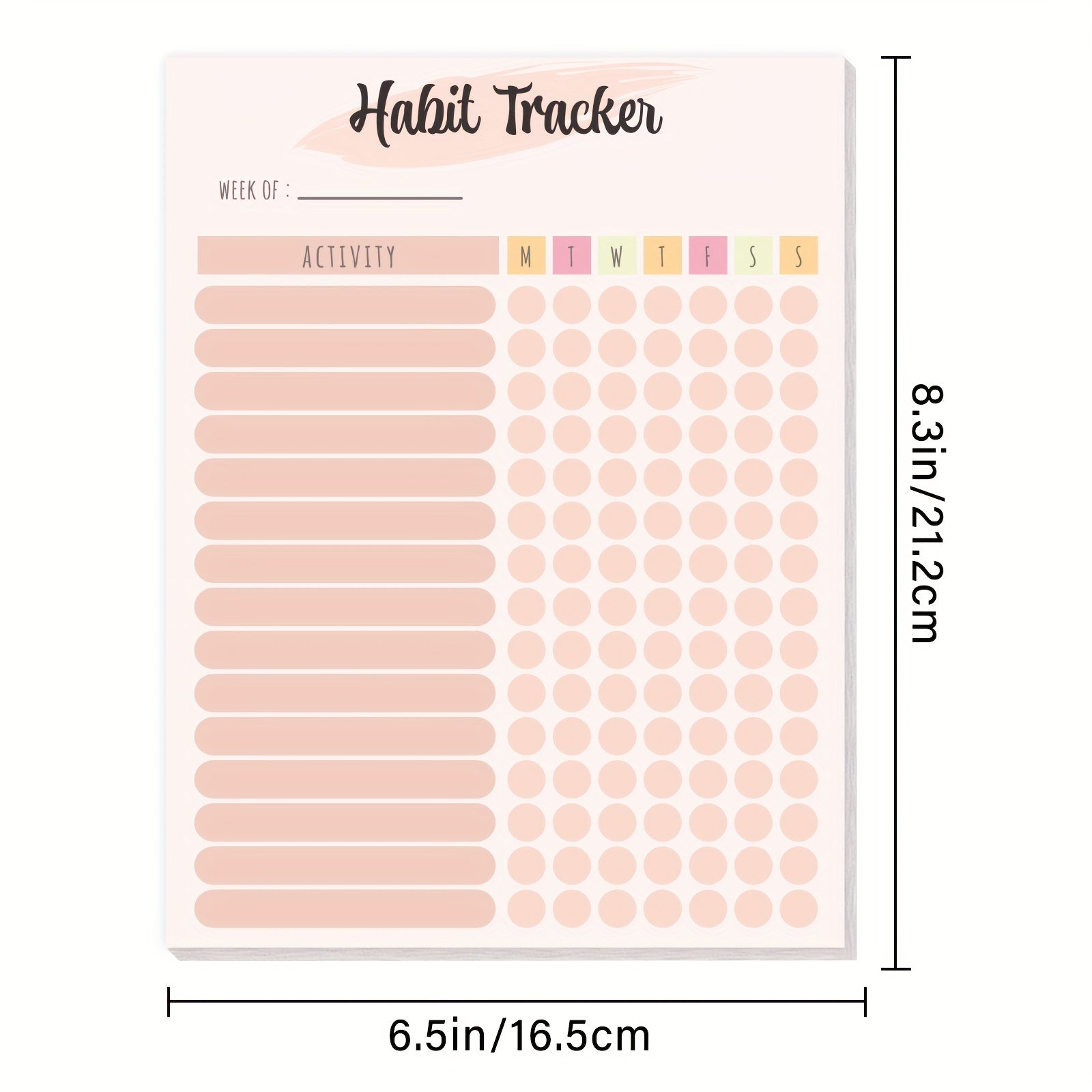 Habit Tracker & Goal Journal, Daily & Weekly Planner, Motivational To Do List