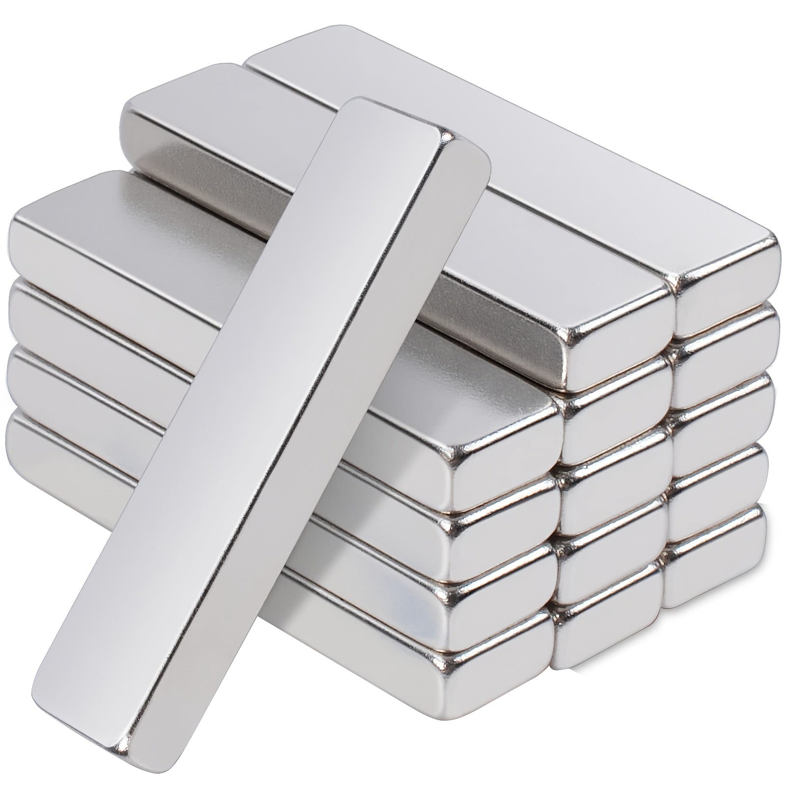 14pcs Neodymium Magnets Heavy Duty Rare Earth Rectangular Bars 40x10x5mm