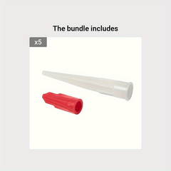 12pcs Silicone Nozzle Glass Gap Extension Nozzle Applicator Replacement Tool