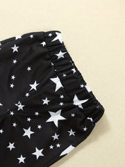 Girl's Flared Pants Star Pattern Baby's Trousers