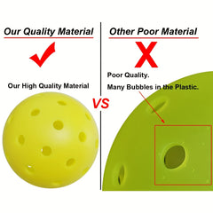 Outdoor Pickleball Balls With 40 Holes for Training