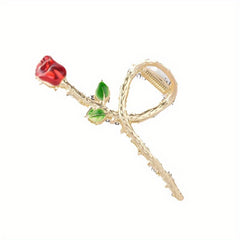Rose Lily Flower Hair Claw Clip Non-slip Party Decor
