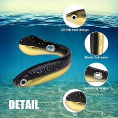 5pcs Bionic Fishing Lure Soft Lure Freshwater Saltwater Tackle
