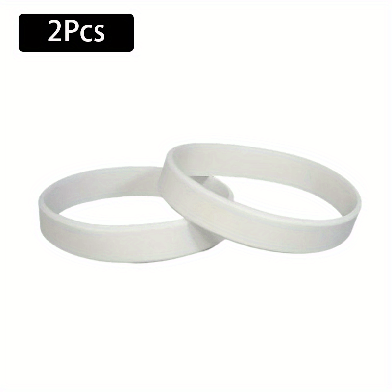 2pcs Silicone Bracelet for Fitness and Sports