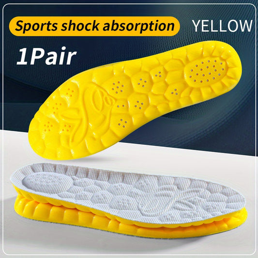 4D Massage Sports Insoles High Elastic Comfortable Running Insoles