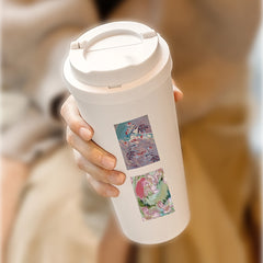 60pcs Hazy Retro Flower Graffiti Stickers For Guitar Skateboard
