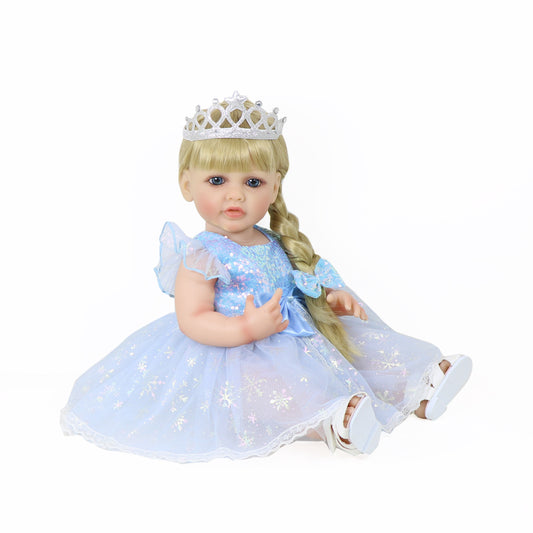 55 88 Cm Full Plastic Princess Rapunzel Doll with Accessories