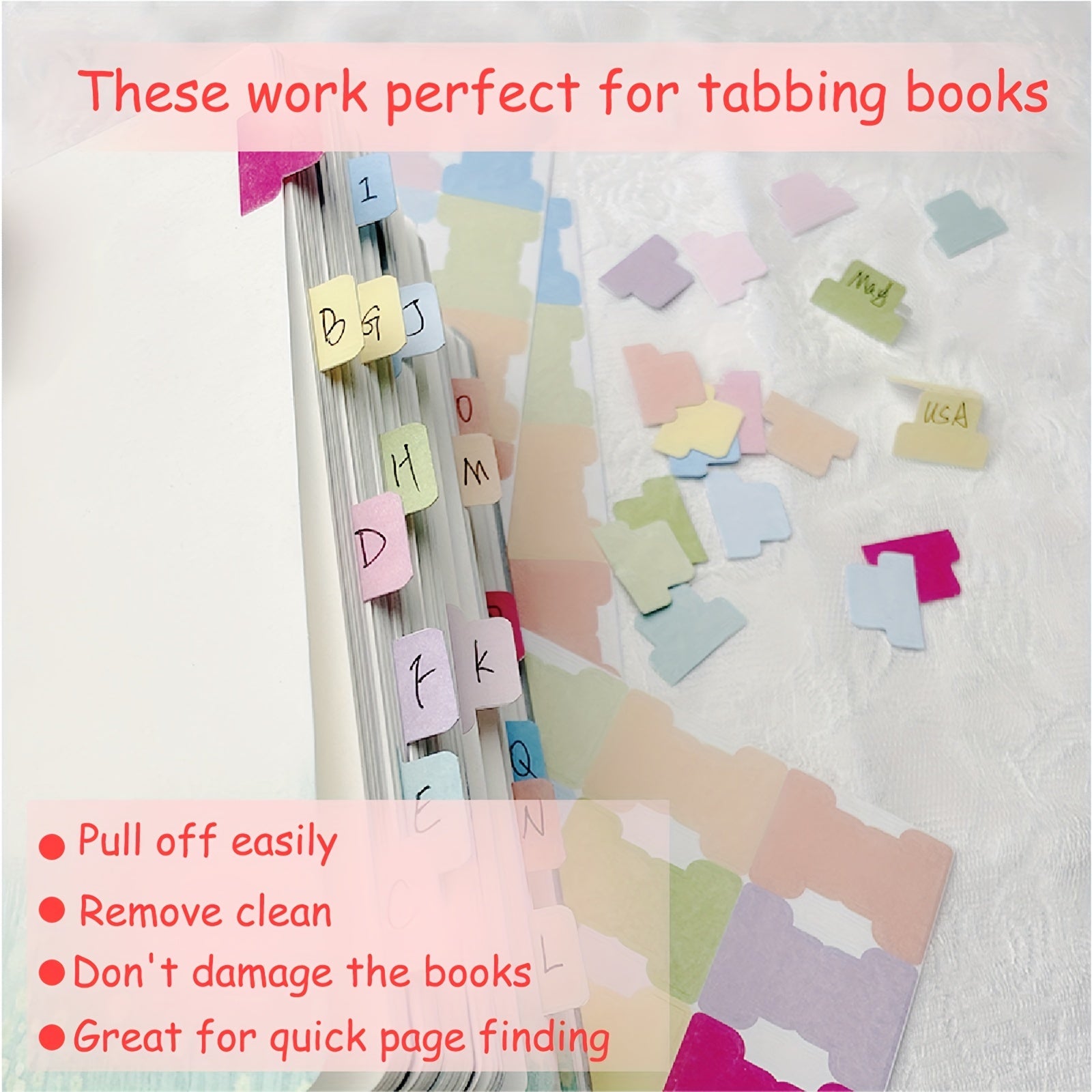 180pcs Index Tabs for Catalogs Key Date Ma