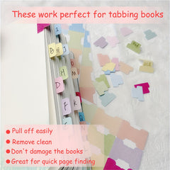 180pcs Index Tabs for Catalogs Key Date Ma