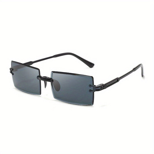 Photochromic Rimless Sunglasses UV400