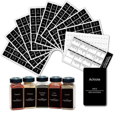 275pcs Removable Spice Jar Labels Stickers, Waterproof Pantry Labels for Storage