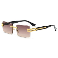 META EVO ONE Square Frameless Sunglasses