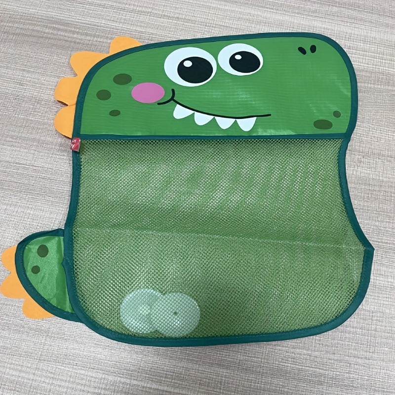 Dinosaur Bathroom Mesh Bag Baby Bath Toy Storage Organizer Pouch