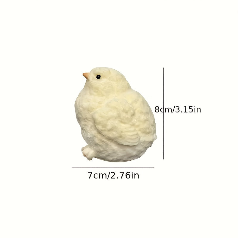 Soft Yellow Silicone Rubber Chicken Stress Reliever Toy