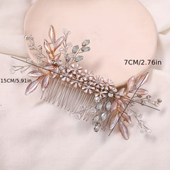 Rhinestone Hair Comb Head Jewelry Hair Accessories