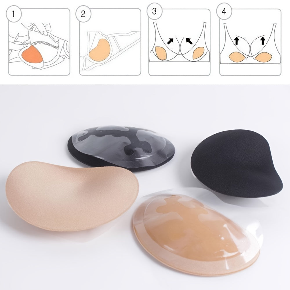 Push Up Sponge Bra Insert Pads Invisible Chest Enhancer