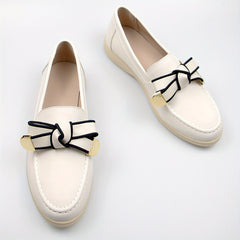 Bowknot Loafers Slip On Walking Shoes for Women