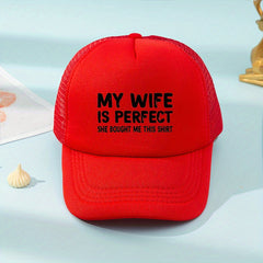 Kids Mesh Letter Printed Baseball Cap Sunshade Breathable Cap
