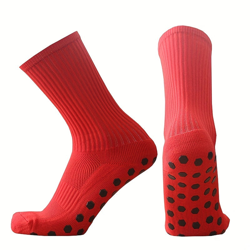 Breathable Non-slip Mid-calf Socks for Running Training Fitness