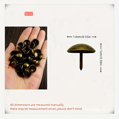 300pcs 14 10mm Bronze Thumb Tacks With Round Heads