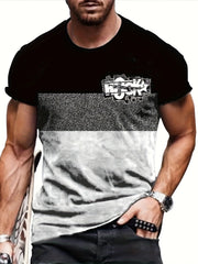 Men's Block Short Sleeve Graphic Tee