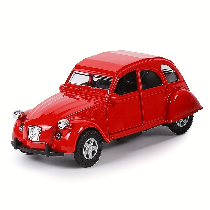 Vintage 1:32 Scale Alloy Toy Car - Pull Back - Green