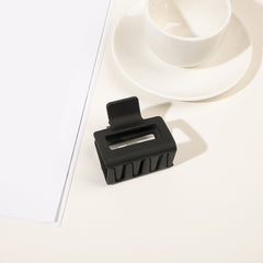 Matte Rectangle Small Hair Claw Clips