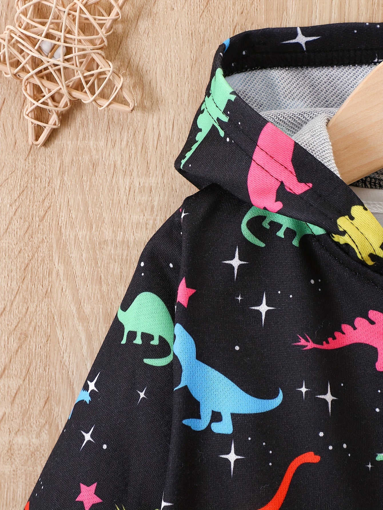 Kids' Cartoon Graphic Zip Up Hooded Windbreaker