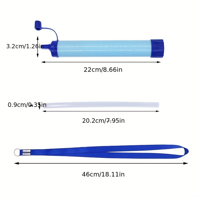 Outdoor Water Purifier Filtration System Portable Clean Water Pipe For Camping