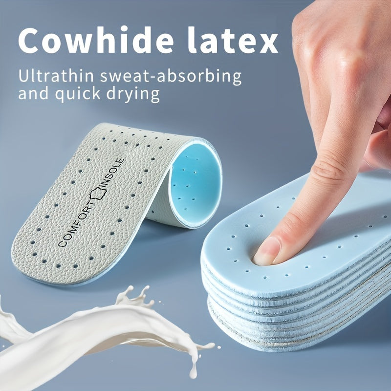 Shock Absorption Insoles Elastic Deodorant Comfortable Running Insoles