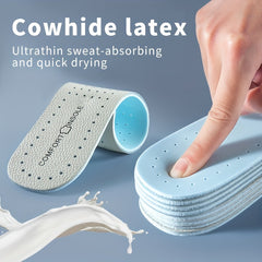 Shock Absorption Insoles Elastic Deodorant Comfortable Running Insoles