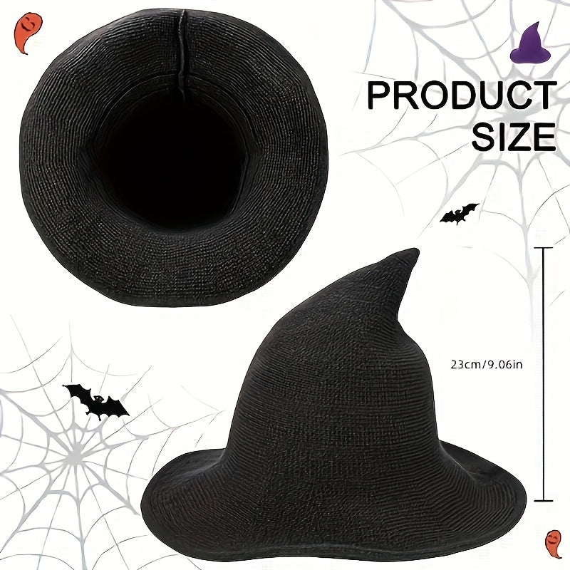 Women's Wide Brim Halloween Witch Hat