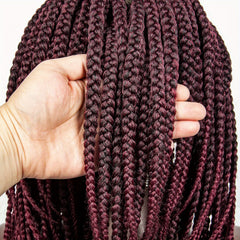 35 56 Cm Short Bob Braiding Wigs Full Lace Braided Wigs Synthetic Fiber