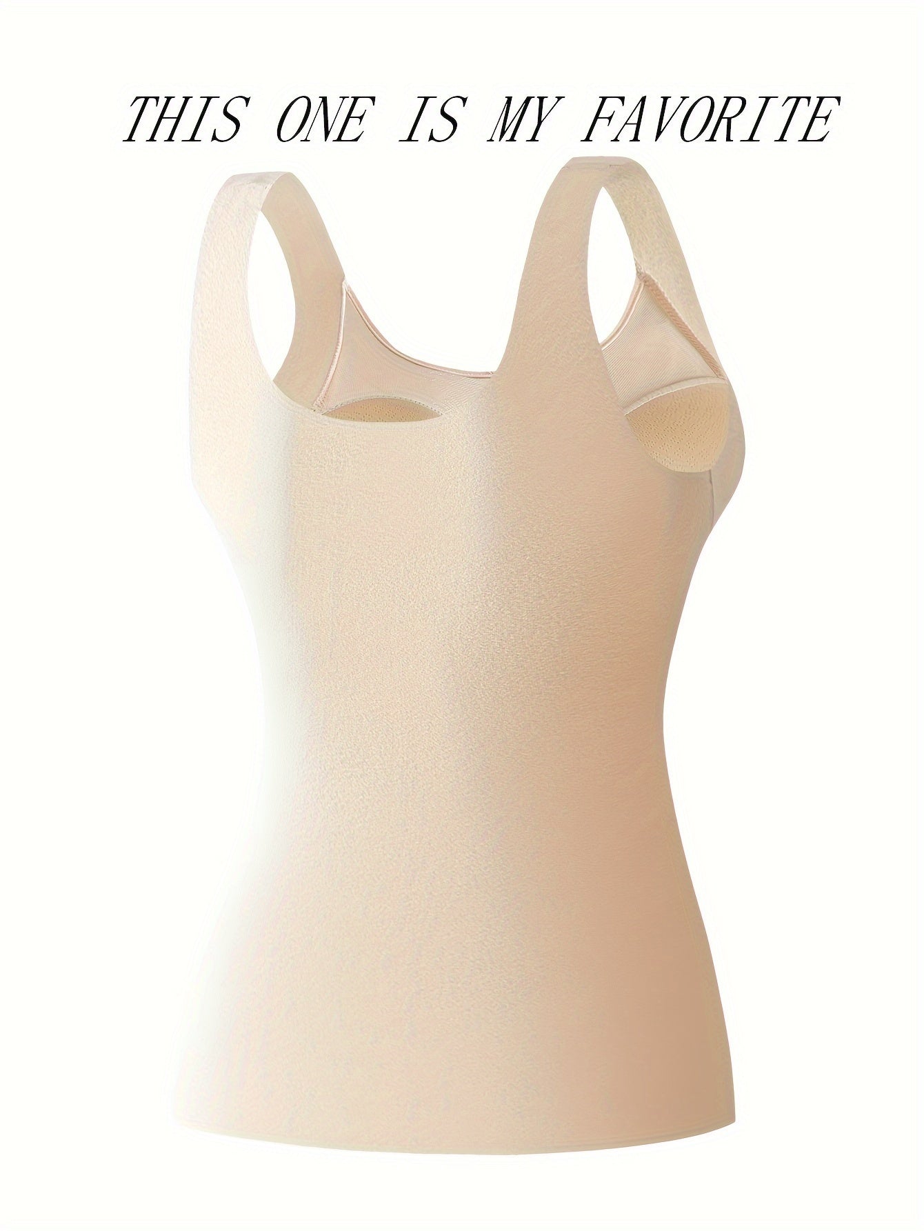 Lace Thermal Tank Top Crew Neck Sleeveless Women's Lingerie