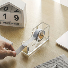 Clear Acrylic Tape Dispenser Cutter - Upgrade Your Office Supplies
