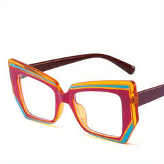 Light Blocking Glasses Clear Lens Anti Eyestrain Women Men