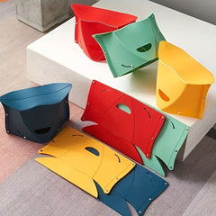 Card Stool With Rope Handle Foldable Small Stool & Storage Bag